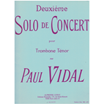 VIDAL SOLO DE CONCERT PER TROMBONE E PIANOFORTE