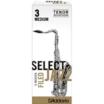 D'ADDARIO SELECT JAZZ ORGANIC ANCE N.3 MEDIUM FILED PER SAX TENORE (5 PZ)