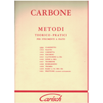 CARBONE  METODO TEORICO PRATICO PER CLARINETTO