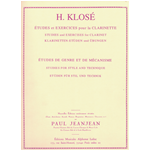 KLOSE ETUDES DE GENRE ET DE MECANISME (JEANJEAN)  STUDI DI GENERE E DI MECCANISMO