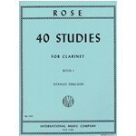 ROSE 40 STUDIES VOLUME 1 PER CLARINETTO