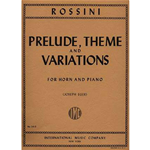 ROSSINI PRELUDIO TEMA E VARIAZIONE PER CORNO E PIANOFORTE