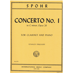 SPOHR CONCERTO N. 1 PER CLARINETTO E PIANOFORTE