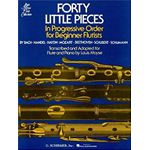 MOYSE FORTY (40) LITTLE PIECES FOR BEGINNER FLUTISTS 