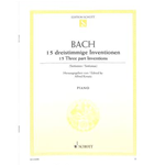 BACH 15 INVENZIONI A TRE VOCI PER PIANOFORTE