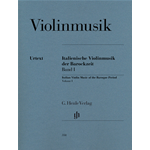 ITALIENISCHE VIOLINMUSIK BAROCKZEIT BAND 1