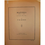 DUBOIS MAZURKA PER SAX