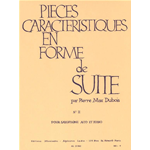 DUBOIS PEZZI CARATTERISTICI PER SAX ALTO E PIANOFORTE VOLUME 2