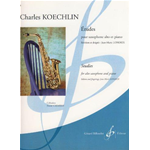 KOECHLIN STUDI PER SAX E PIANOFORTE