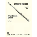 KOHLER 30 STUDI OP.75 VOLUME 1 PER FLAUTO