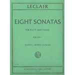 LECLAIR 8 SONATE VOLUME 1 PER FLAUTO E PIANOFORTE