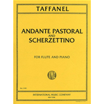 TAFFANEL ANDANTE PASTORAL SCHERZETTINO PER FLAUTO E PIANOFORTE