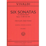 VIVALDI 6 SONATE IL PASTOR FIDO VOLUME 1 PER FLAUTO E PIANOFORTE