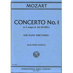 MOZART CONCERTO N.1 PER FAUTO E PIANOFORTE