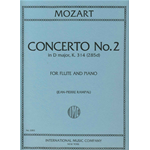 MOZART CONCERTO N.2 IN RE K314 PER FLAUTO E PIANOFORTE