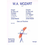 MOZART CONCERTO PER OBOE E PIANOFORTE MIB