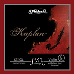 KAPLAN  CORDA PER VIOLINO MI 1 GOLD PLATED CON ASOLA