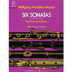 MOZART SIX SONATAS PER FLAUTO E PIANOFORTE