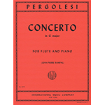 PERGOLESI CONCERTO IN SOL PER FLAUTO E PIANOFORTE