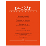 DVORAK CONCERTO IN SI MINORE OP.104 PER VIOLONCELLO E PIANOFORTE