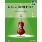 MOHRS EASY CONCERT PIECES VOLUME 1 PER VIOLONCELLO E PIANOFORTE CON CD