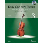 MOHRS EASY CONCERT PIECES VOLUME 3 PER VIOLONCELLO E PIANOFORTE CON CD