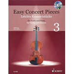 MOHRS EASY CONCERT PIECES VOLUME 3 PER VIOLINO E PIANOFORTE CON CD