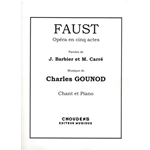 GOUNOD FAUST OPERA IN 5 ATTI PER CANTO E PIANO