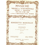 MARCELLO BENEDETTO SONATE VOLUME 1 DALLA N. 1-6 (TASSINARI) PER FLAUTO E BASSO CONTINUO