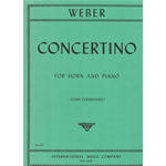 WEBER CONCERTINO OP.45 PER CORNO E PIANOFORTE