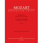 MOZART CONCERTO K622 IN LA  CLARINETTO  E PIANOFORTE