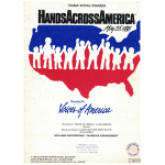 HANDS ACROSS AMERICA PER CANTO E PIANO