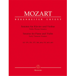 MOZART SONATAS FO PIANO AND VIOLIN EARLY VIENNESE SONATAS KV 379,376,377,380,404,372,403,402