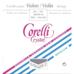 SAVAREZ CORELLI NEW CRYSTAL  700 MB SET CORDE PER VIOLINO CON PALLINO