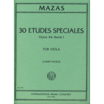 MAZAS 30 ETUDES SPECIALI OP.36 VOLUME 1 PER VIOLA