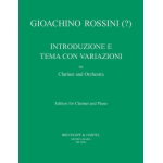 ROSSINI INTRODUZIONE  TEMA E VARIAZIONE PER  CLARINETTO E PIANOFORTE