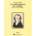 BELLINI 15 COMPOSIZIONE DA CAMERA PER VOCE BASSA PER CANTO E PIANOFORTE