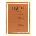 CONCONE 40 LEZIONI PER BASSO O BARITONO OP.17