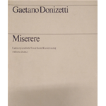 DONIZETTI MISERERE RIDUZIONE PER CANTO E PIANOFORTE