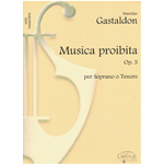 GASTALDON MUSICA PROIBITA  OP.5 PER SOPRANO O TENORE