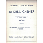 GIORDANO DUETTO FINALE - VICINO A TE S'ACQUETA PER SOPRANO E TENORE DALL'OPERA ANDREA CHENIER