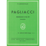 LEONCAVALLO USCITA DI TONIO PER BARITONO DALL'OPERA PAGLIACCI